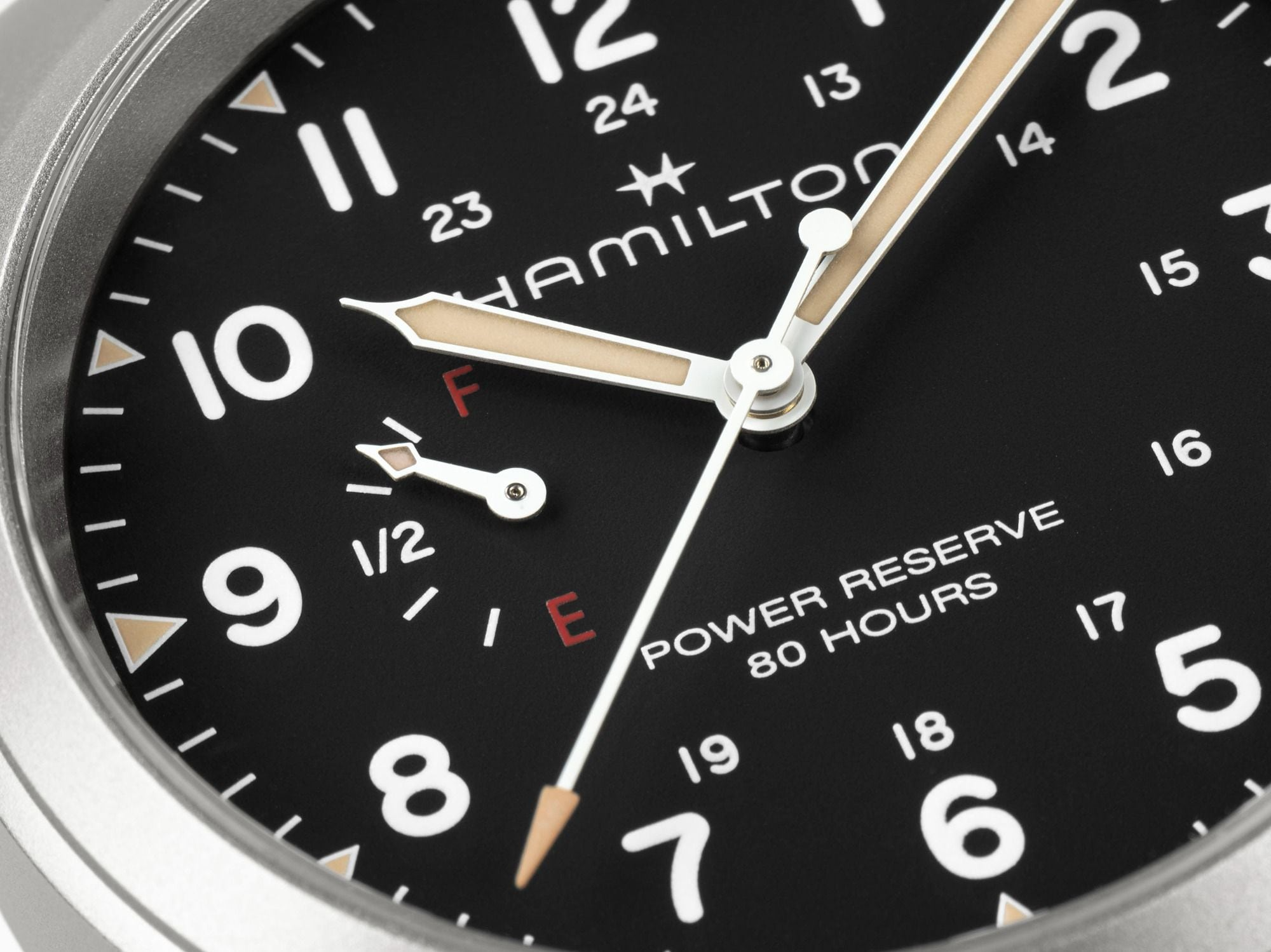 Hamilton Khaki Field Mechanical Power Reserve 40mm Black Dial Men's Watch H69509130