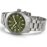 Hamilton Khaki Field Power Reserve 40mm Green Dial Men's Watch H69509160