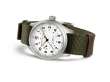 Hamilton Khaki Field Mechanical Power Reserve 40mm White Dial Men's Watch H69509910