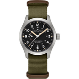 Hamilton Khaki Field Mechanical Power Reserve 40mm Black Dial Men's Watch H69509930