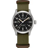 Hamilton Khaki Field Mechanical Power Reserve 40mm Black Dial Men's Watch H69509930