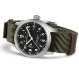 Hamilton Khaki Field Mechanical Power Reserve 40mm Black Dial Men's Watch H69509930