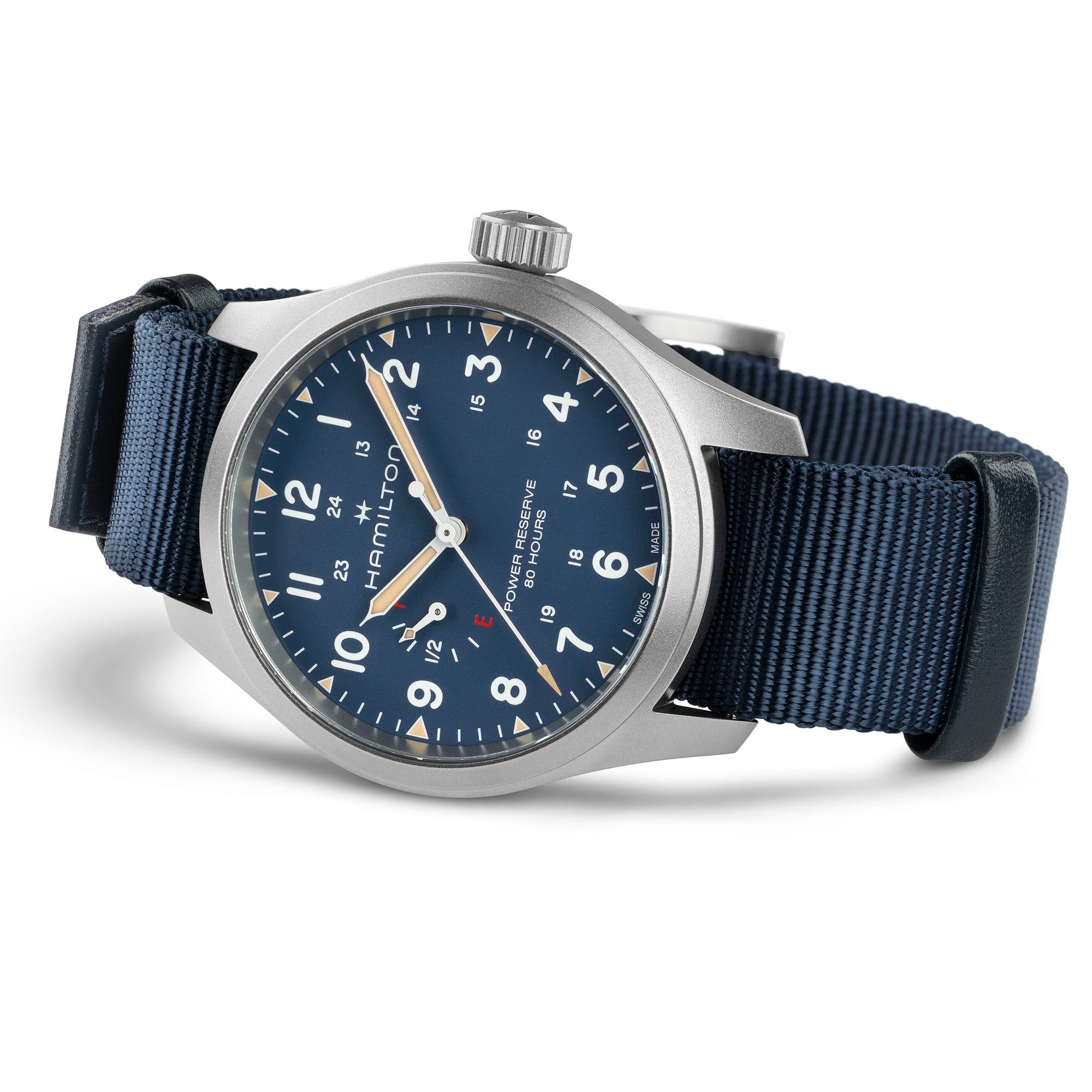 Hamilton Khaki Field Power Reserve 40mm Blue Dial Men's Watch H69509940