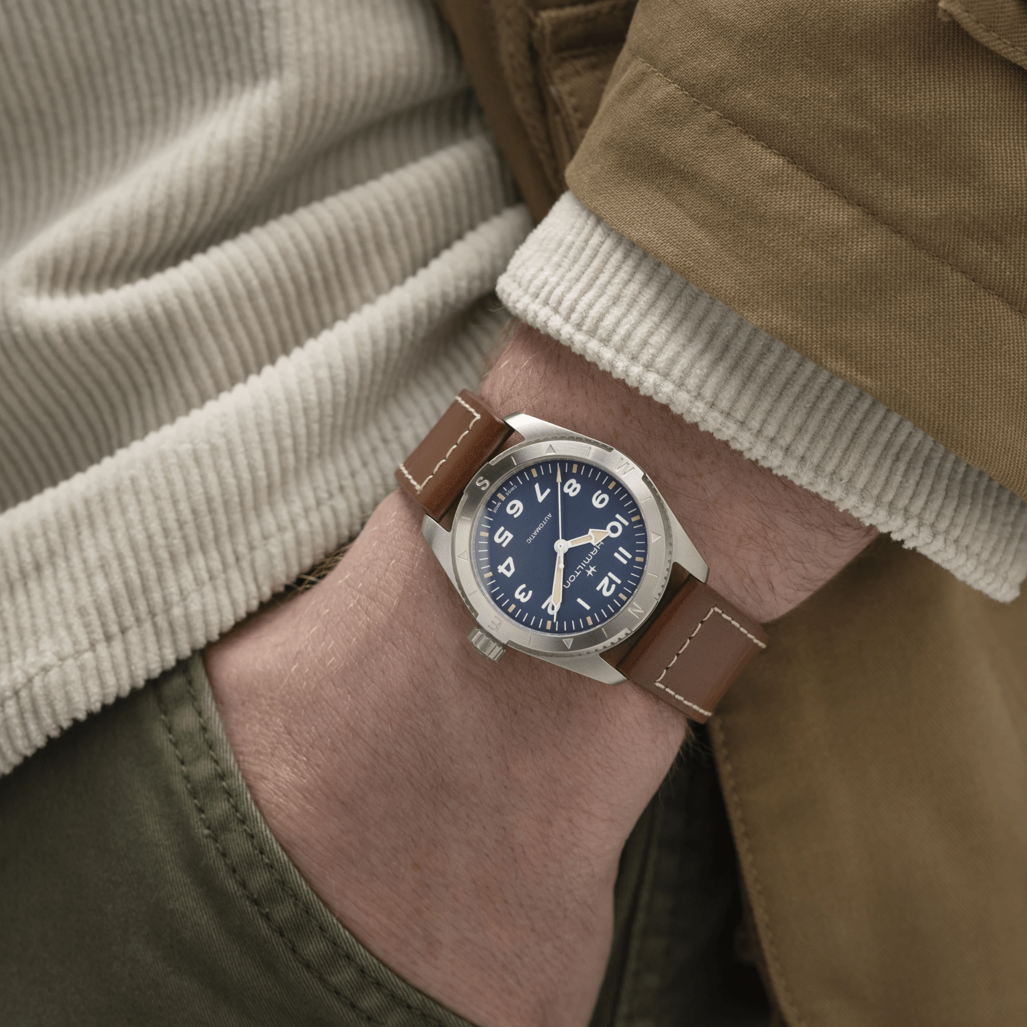 Hamilton Khaki Field 37mm Expedition Auto Blue Dial Men's Watch H70225540
