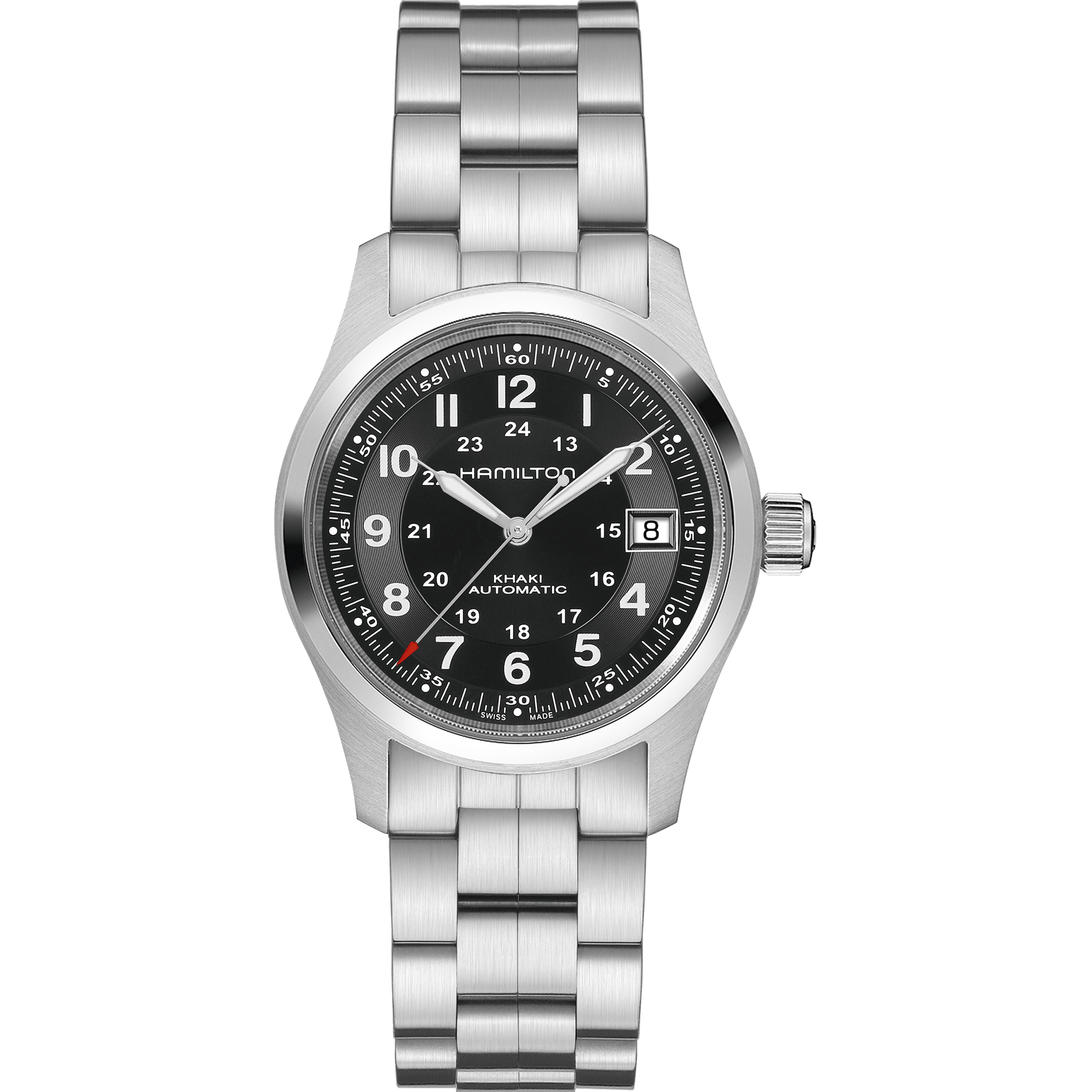 Hamilton Khaki Field Auto 38mm Black Dial Men's Watch H70455133
