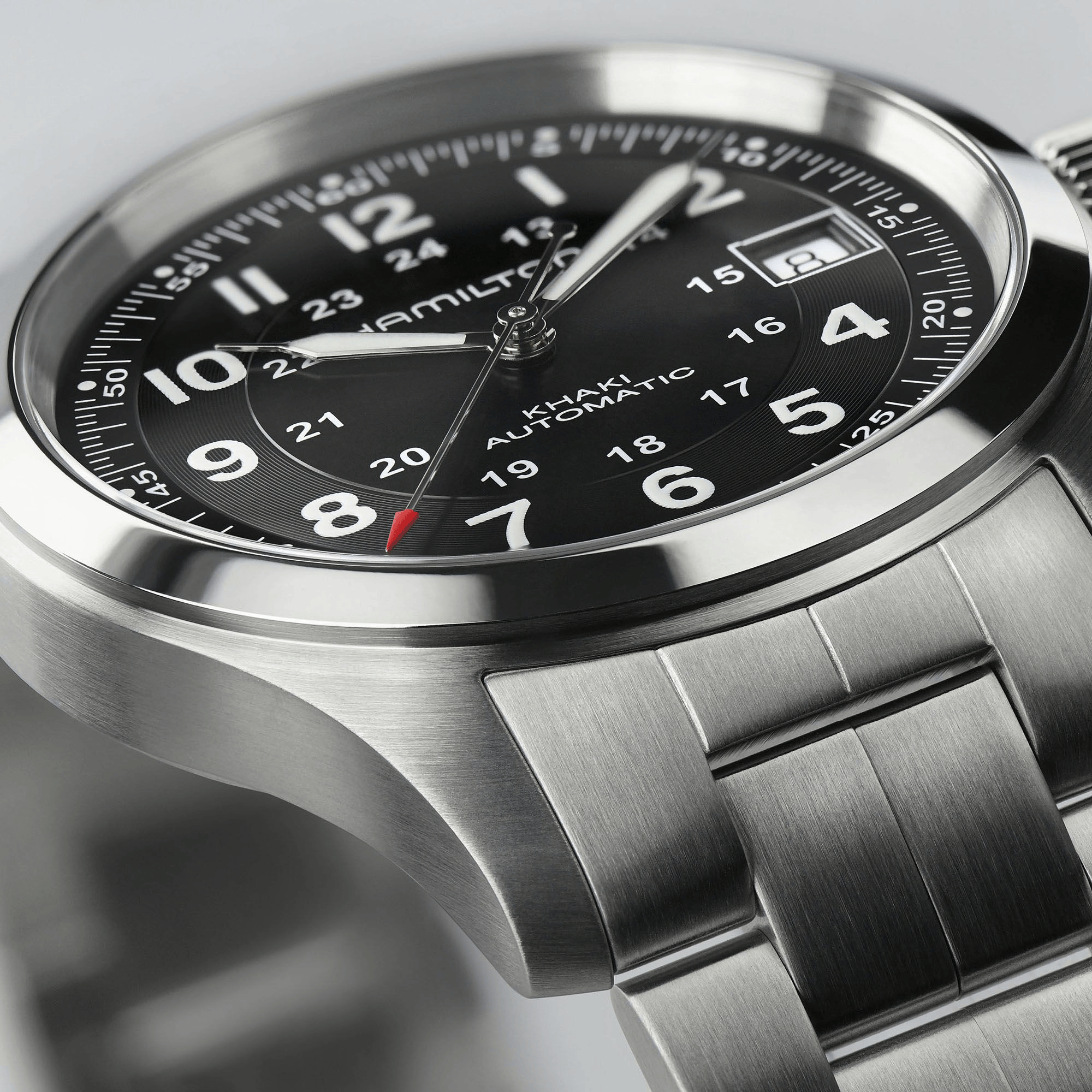 Hamilton Khaki Field Auto 38mm Black Dial Men's Watch H70455133