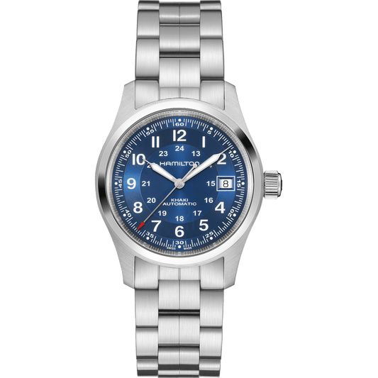 Hamilton Khaki Field Auto 38mm Blue Dial Men's Watch H70455140