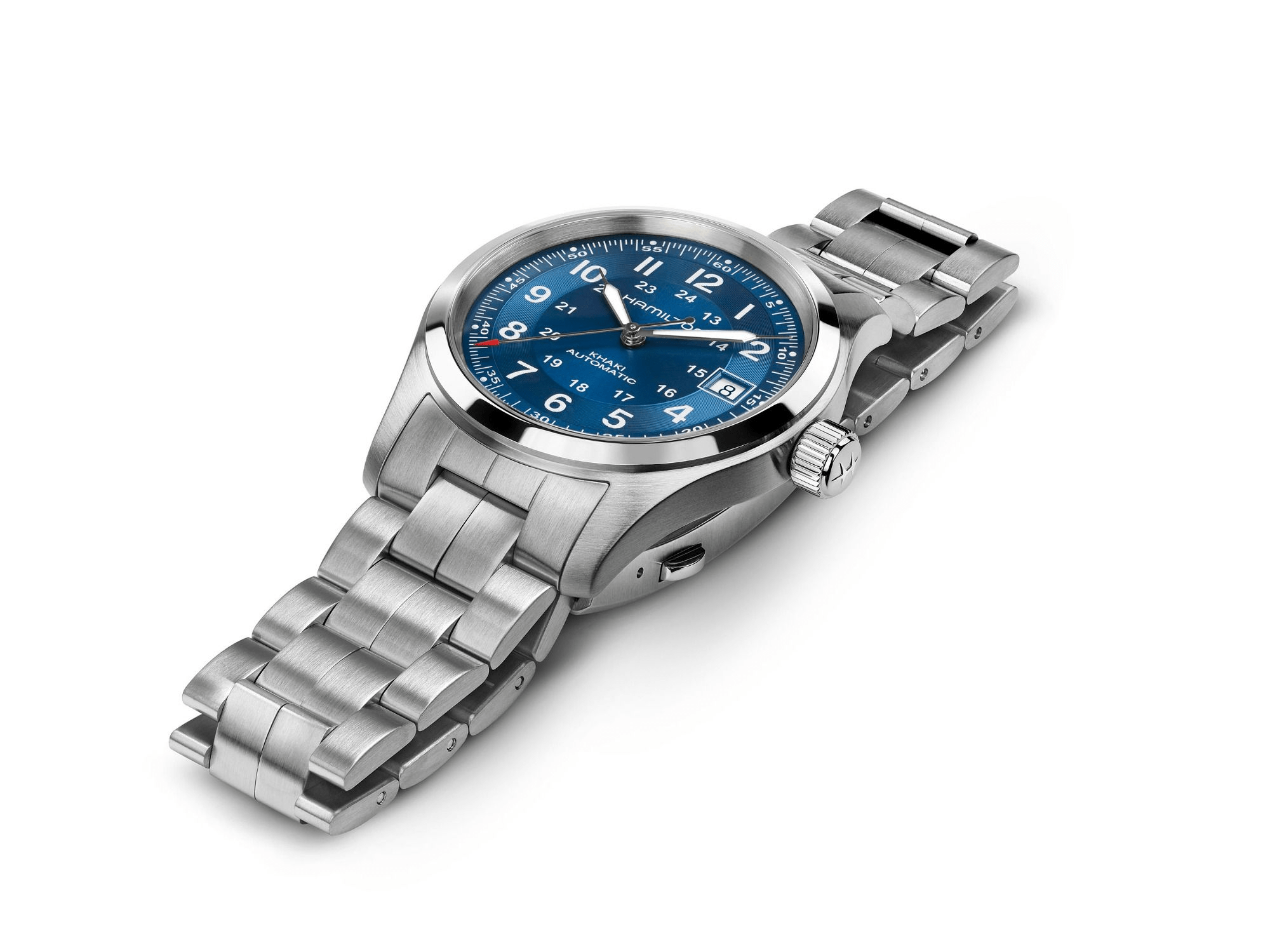 Hamilton Khaki Field Auto 38mm Blue Dial Men's Watch H70455140