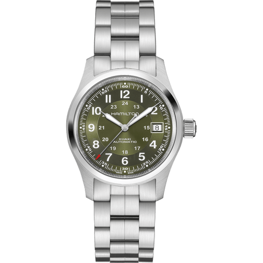 Hamilton Khaki Field Auto 38mm Green Dial Men's Watch H70455160