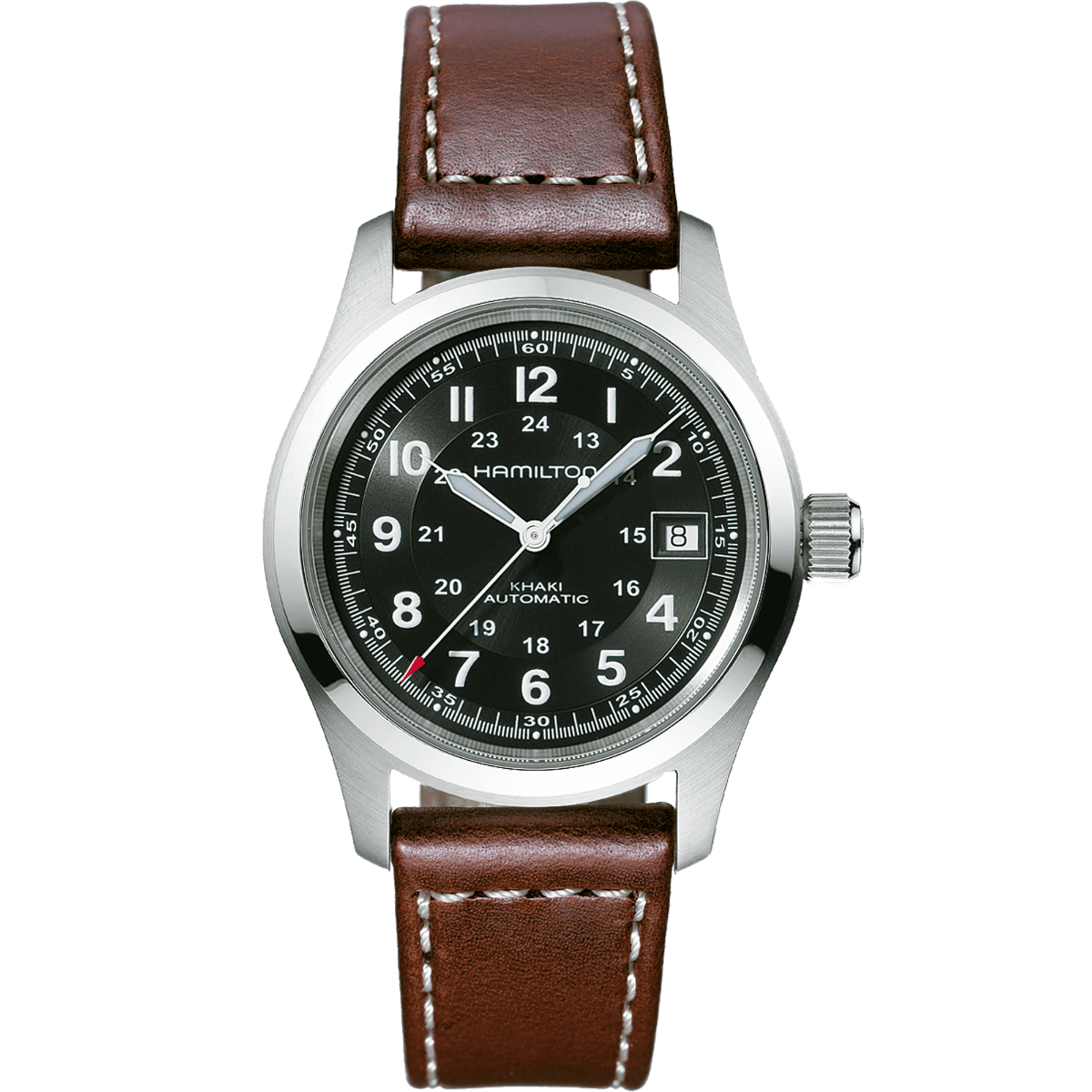 Hamilton Khaki Field Auto 38mm Black Dial Men's Watch H70455533