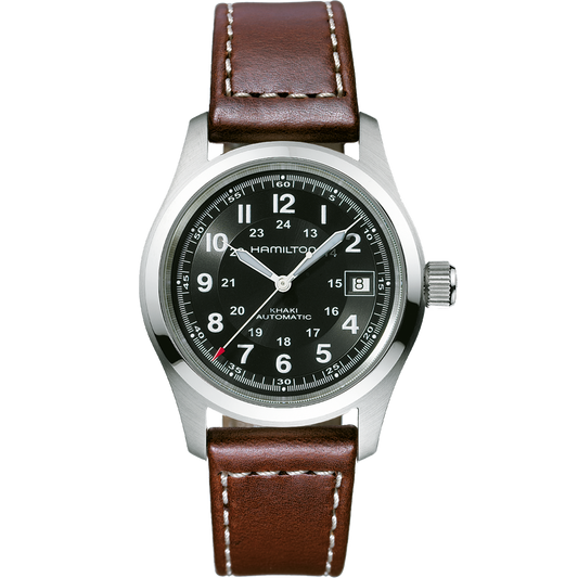 Hamilton Khaki Field Auto 38mm Black Dial Men's Watch H70455533