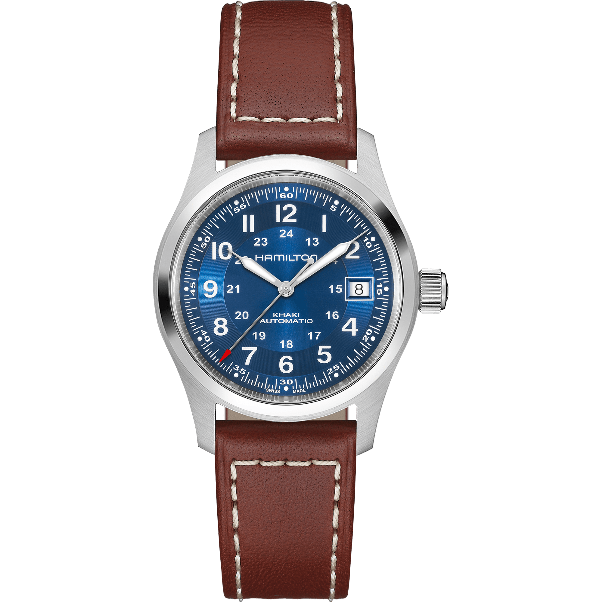 Hamilton Khaki Field Auto 38mm Blue Dial Men's Watch H70455540