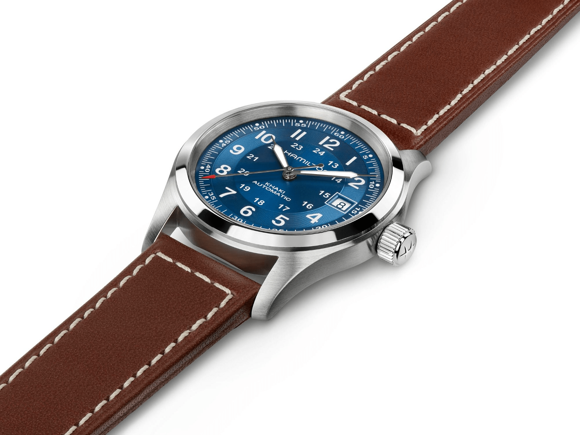 Hamilton Khaki Field Auto 38mm Blue Dial Men's Watch H70455540
