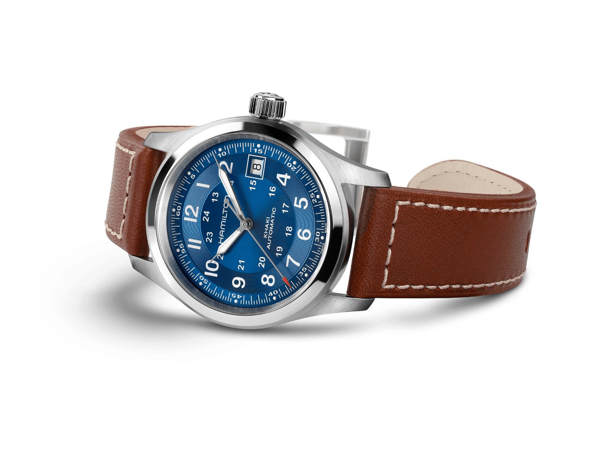 Hamilton Khaki Field Auto 38mm Blue Dial Men's Watch H70455540