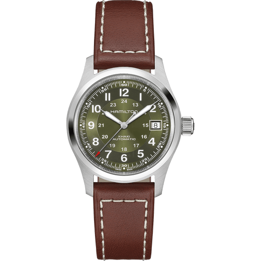 Hamilton Khaki Field Auto 38mm Green Dial Men's Watch H70455560