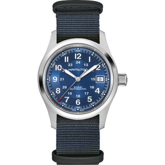 Hamilton Khaki Field Auto 38mm Blue Dial Men's Watch H70455940