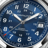 Hamilton Khaki Field Auto 38mm Blue Dial Men's Watch H70455940