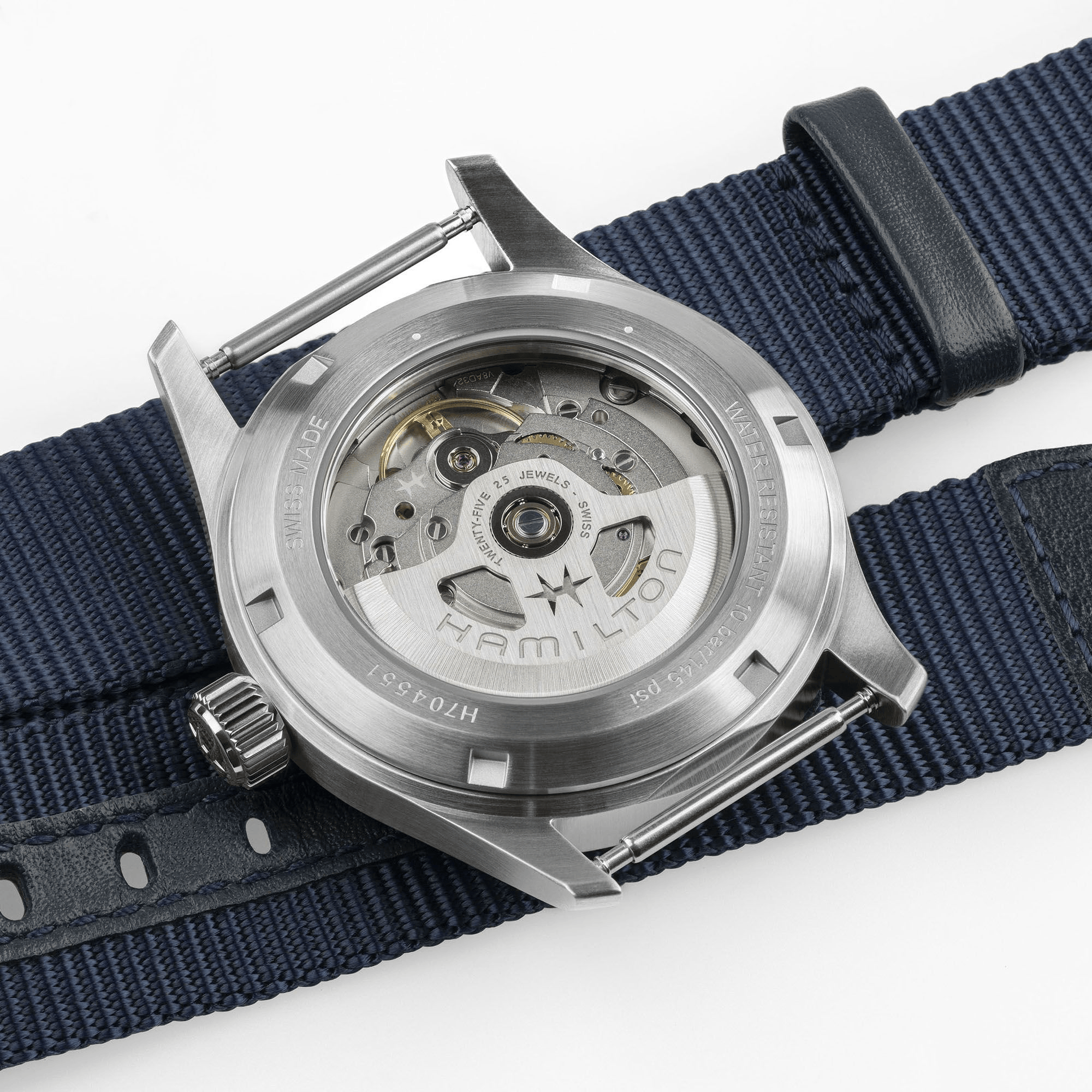 Hamilton Khaki Field Auto 38mm Blue Dial Men's Watch H70455940