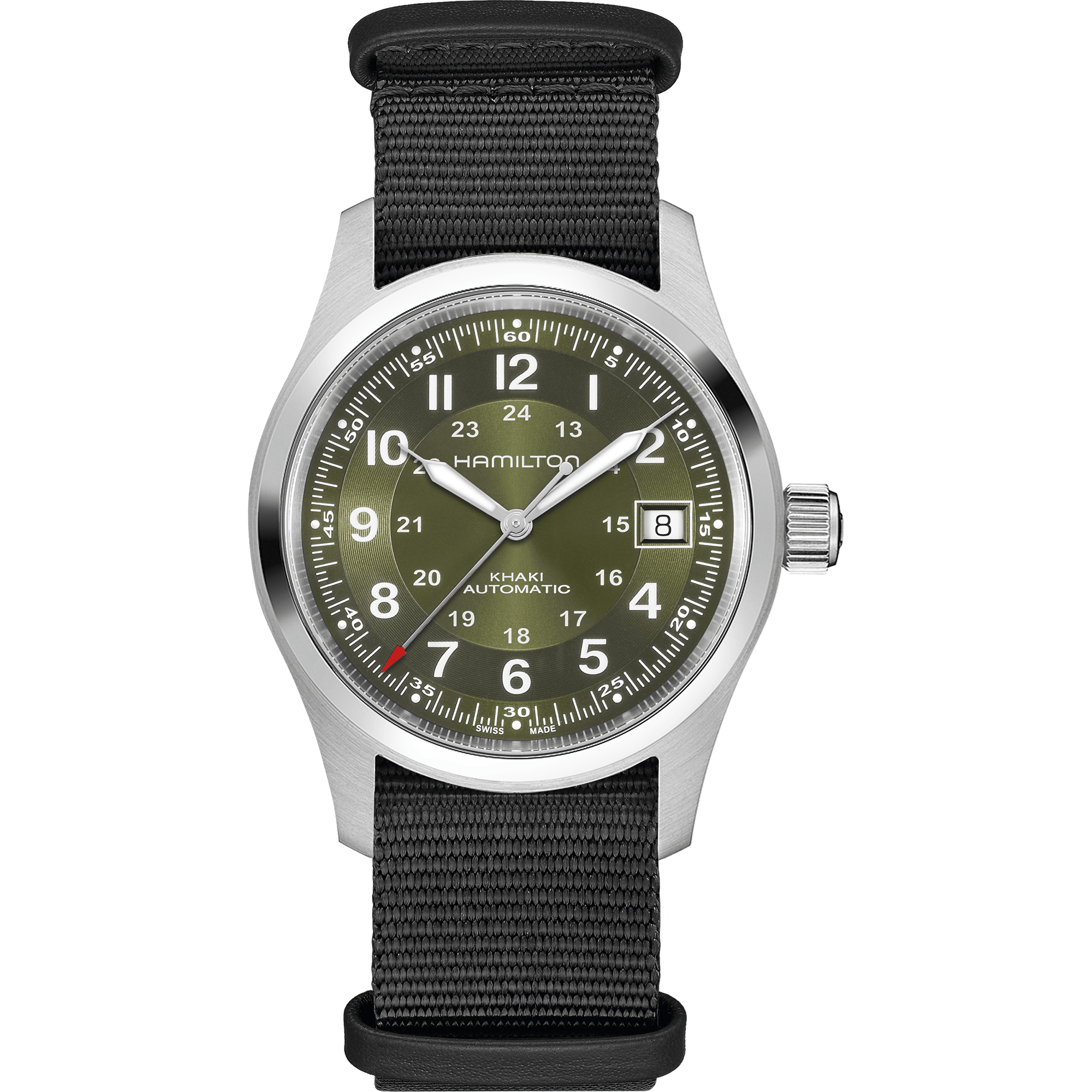 Hamilton Khaki Field Auto 38mm Green Dial Men's Watch H70455960