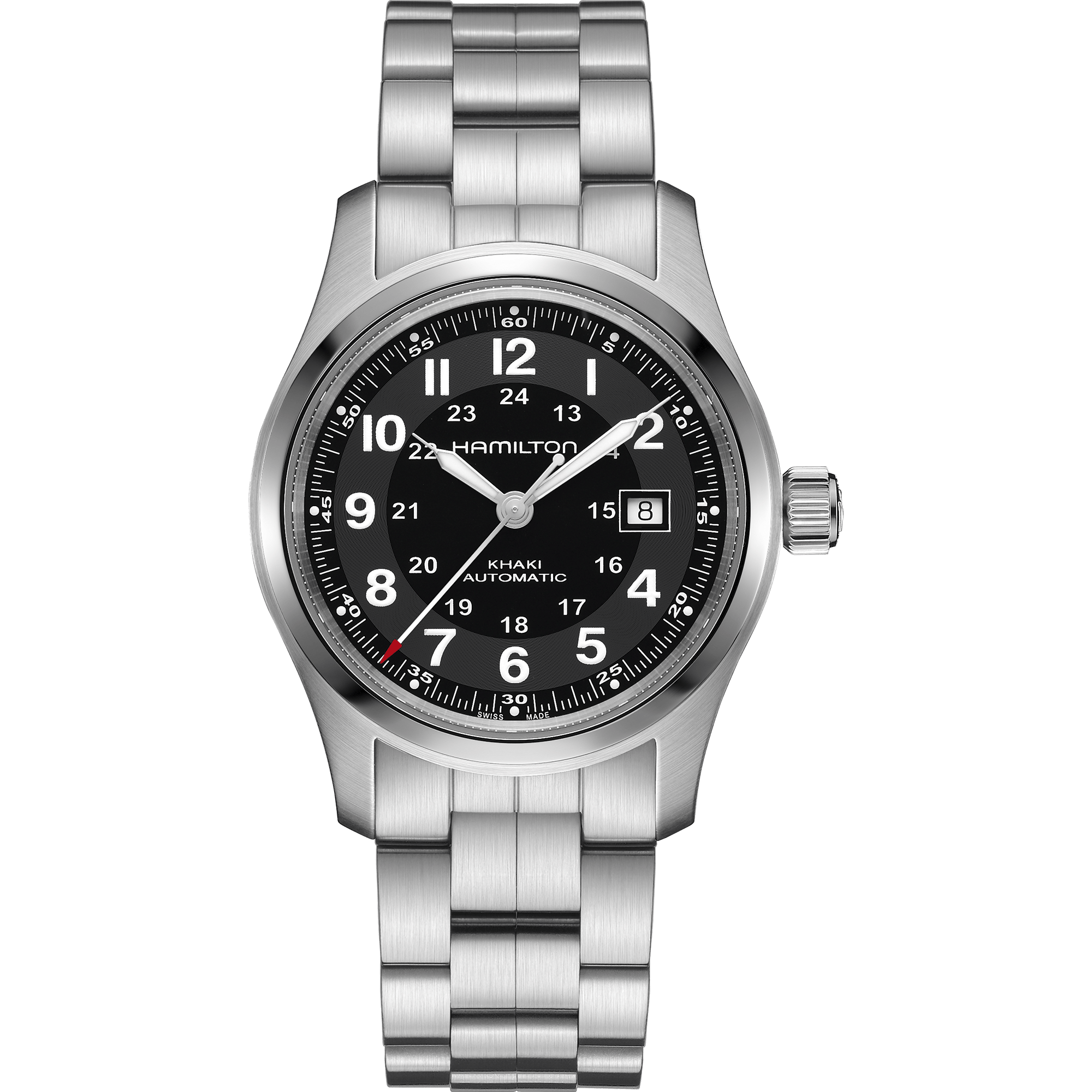 Hamilton Khaki Field Auto 42mm Black Dial Men's Watch H70515137