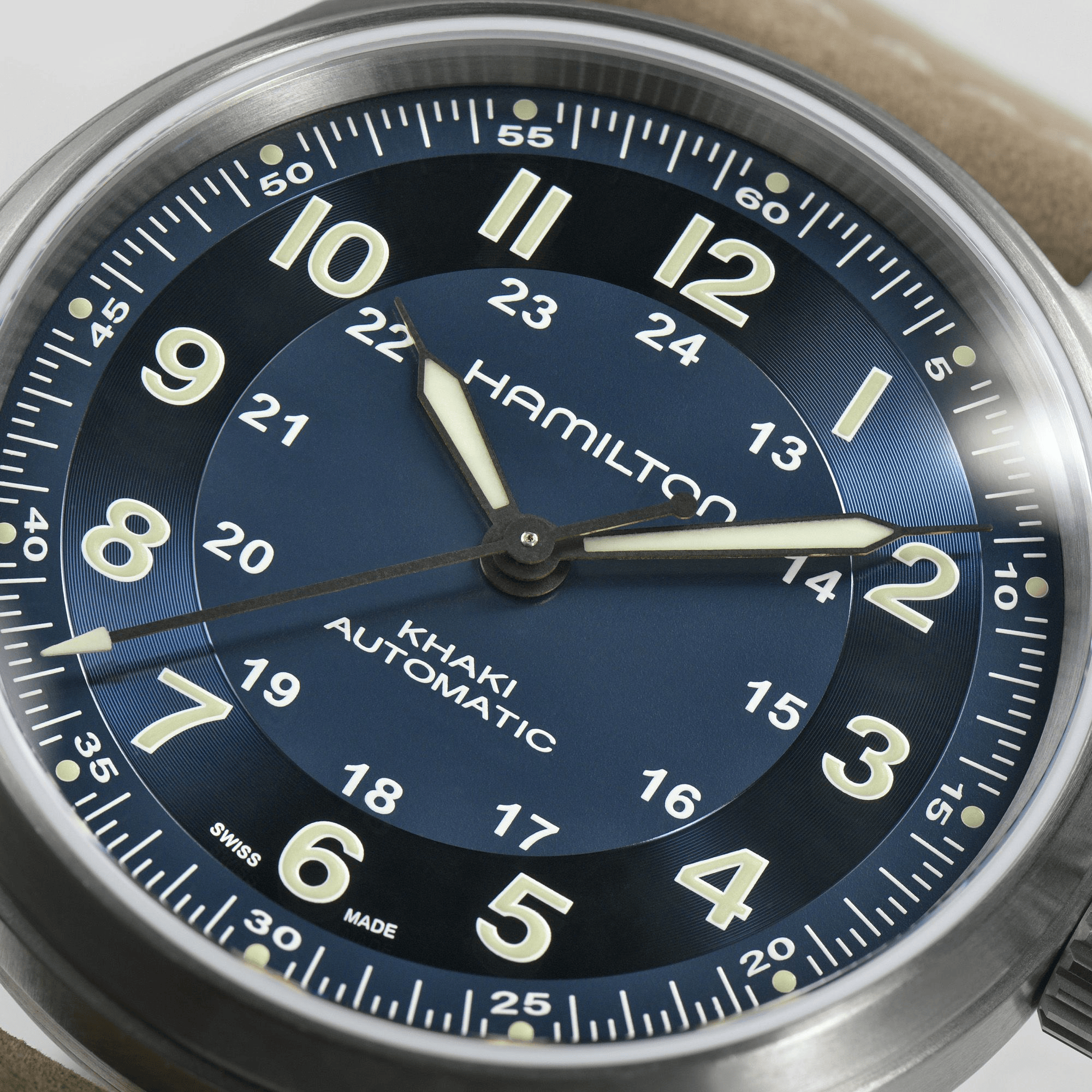 Hamilton Khaki Field Titanium 42mm Blue Dial Men's Watch H70545540