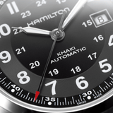 Hamilton Khaki Field Auto 42mm Black Dial Men's Watch H70555533