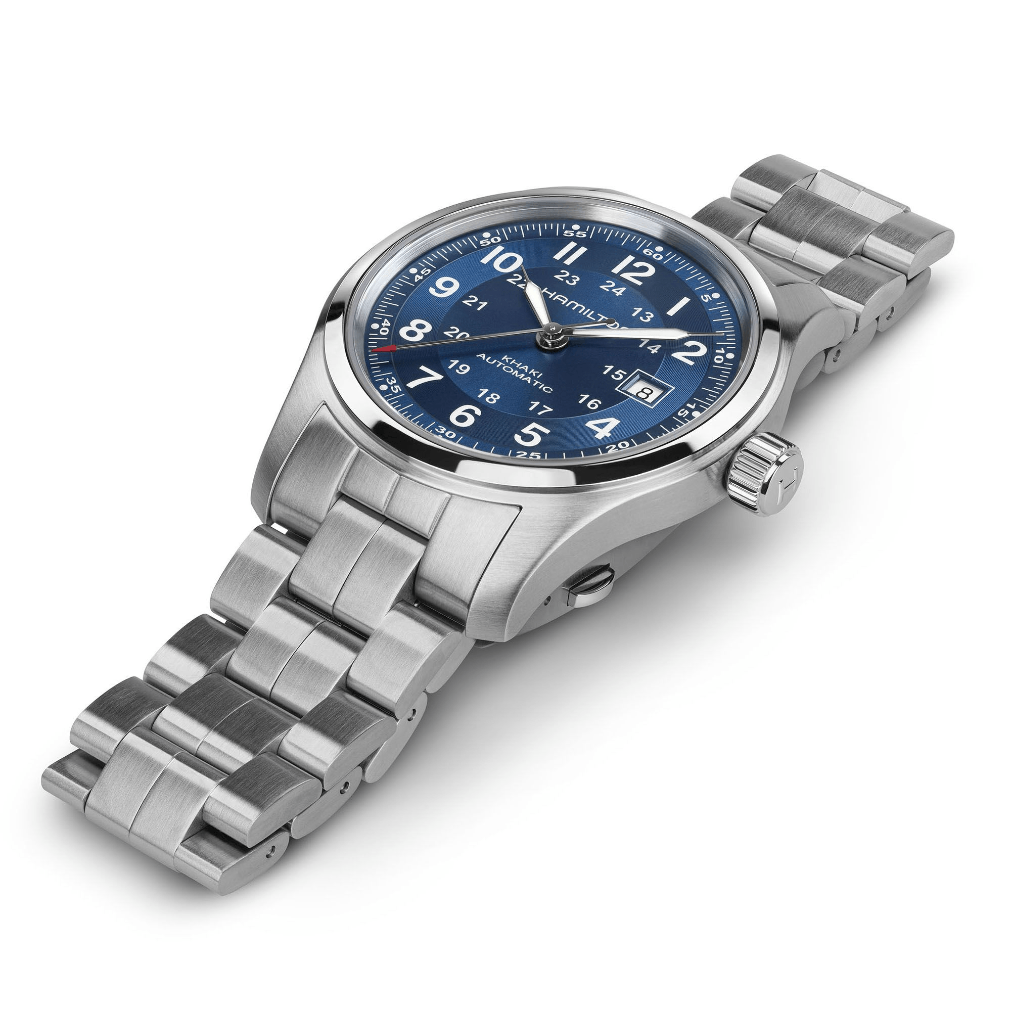 Hamilton Khaki Field Auto 42mm Blue Dial Men's Watch H70605140
