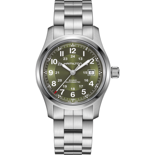 Hamilton Khaki Field Auto 42mm Green Dial Men's Watch H70605160