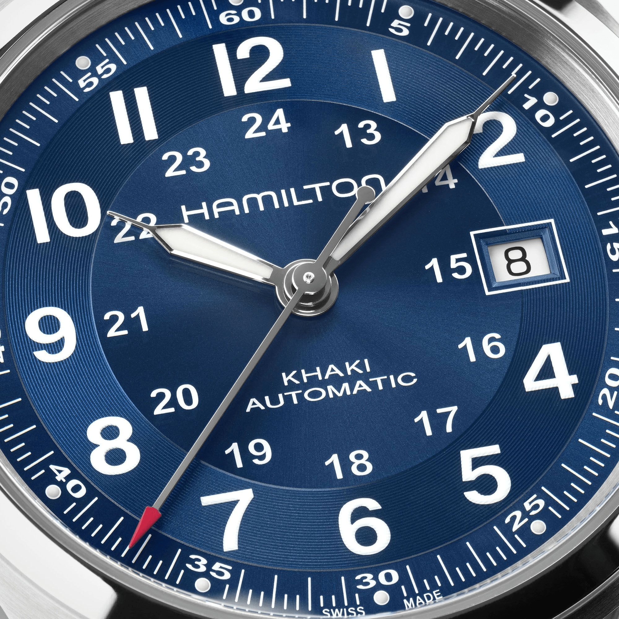 Hamilton Khaki Field Auto 42mm Blue Dial Men's Watch H70605540