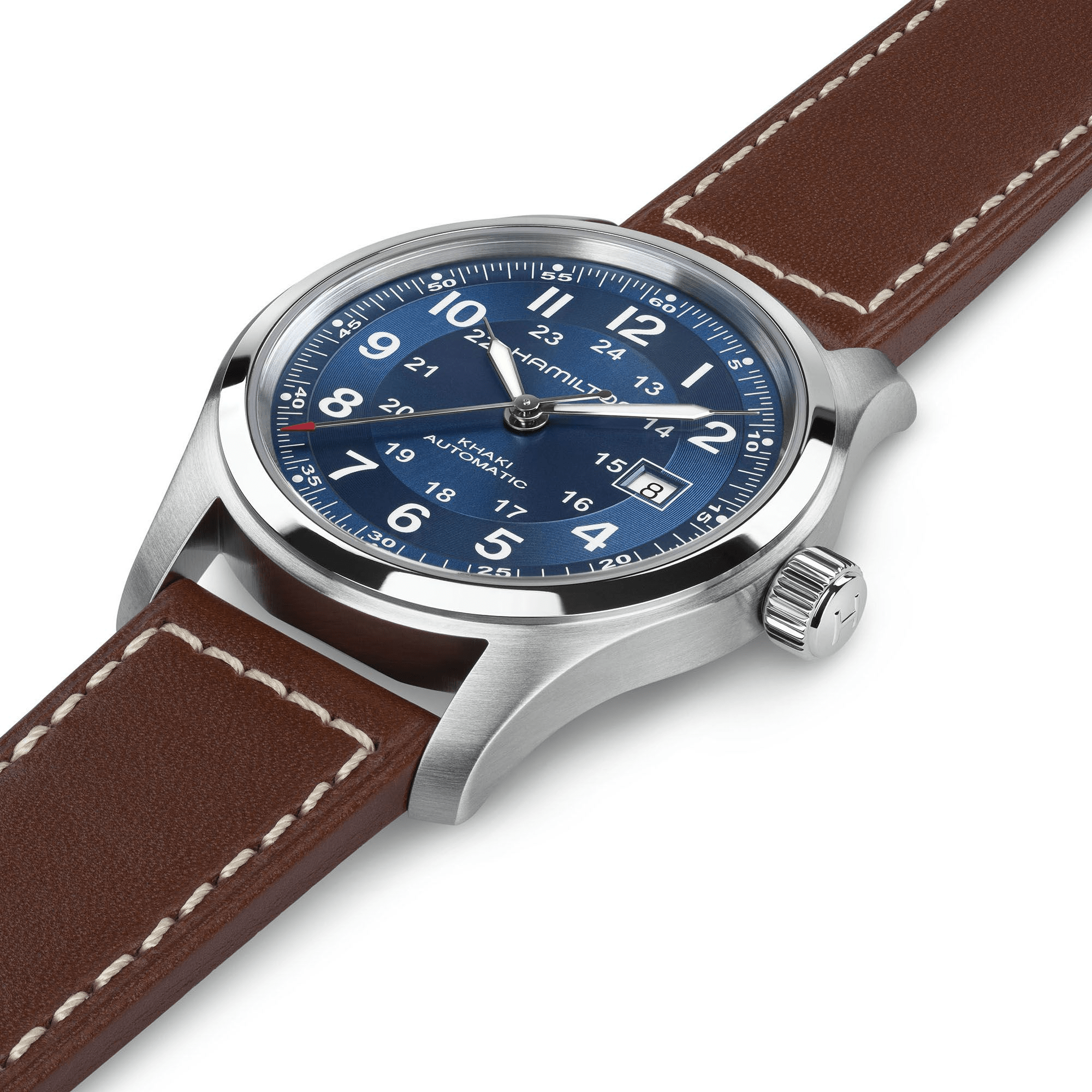 Hamilton Khaki Field Auto 42mm Blue Dial Men's Watch H70605540