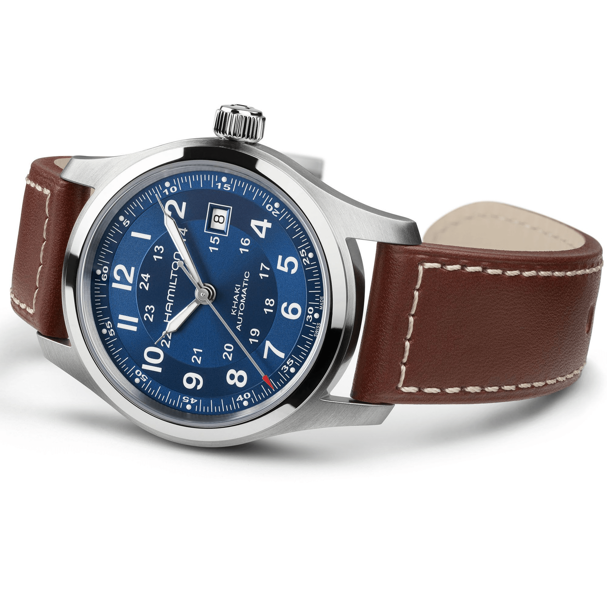 Hamilton Khaki Field Auto 42mm Blue Dial Men's Watch H70605540