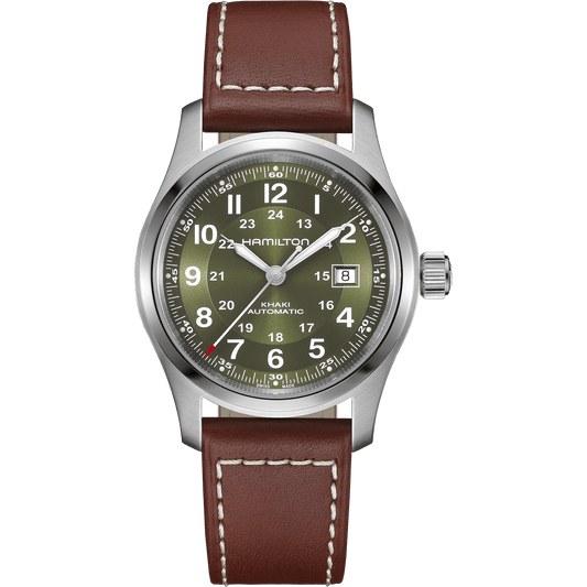 Hamilton Khaki Field Auto 42mm Green Dial Men's Watch H70605560