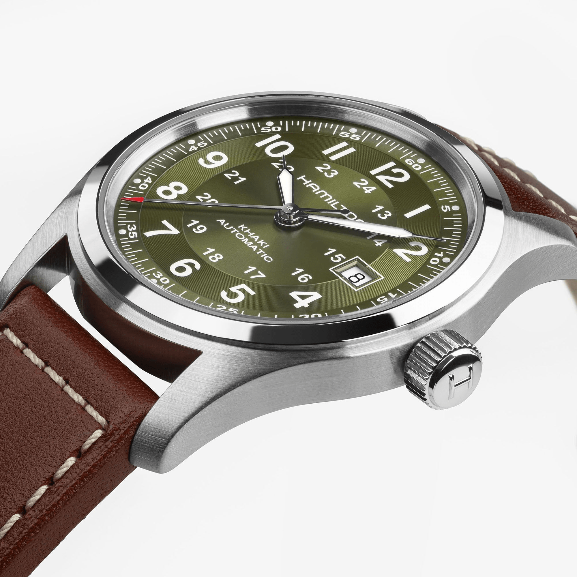 Hamilton Khaki Field Auto 42mm Green Dial Men's Watch H70605560