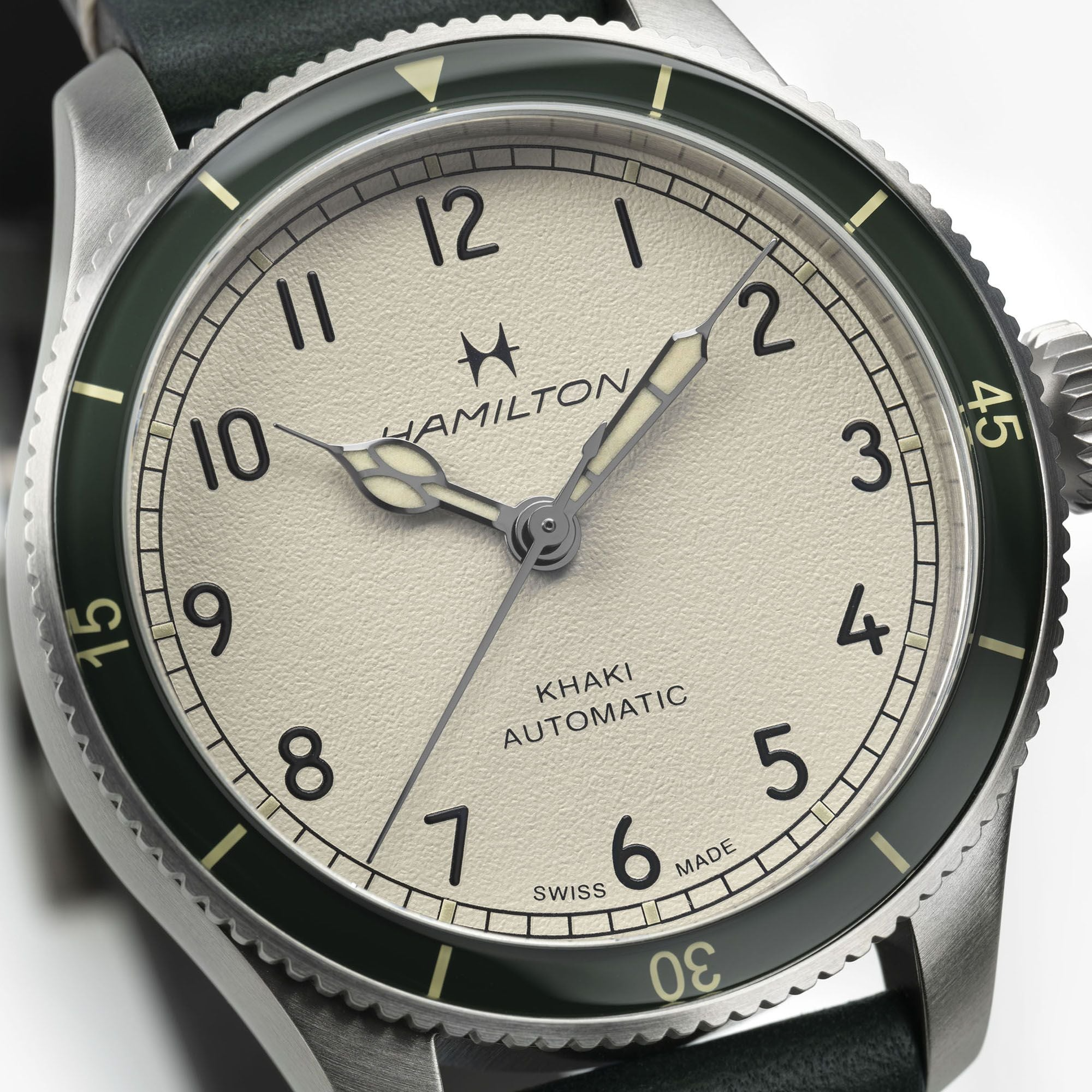 Hamilton Khaki Aviation Pilot Pioneer 38mm White Dial Men's Watch H76255810
