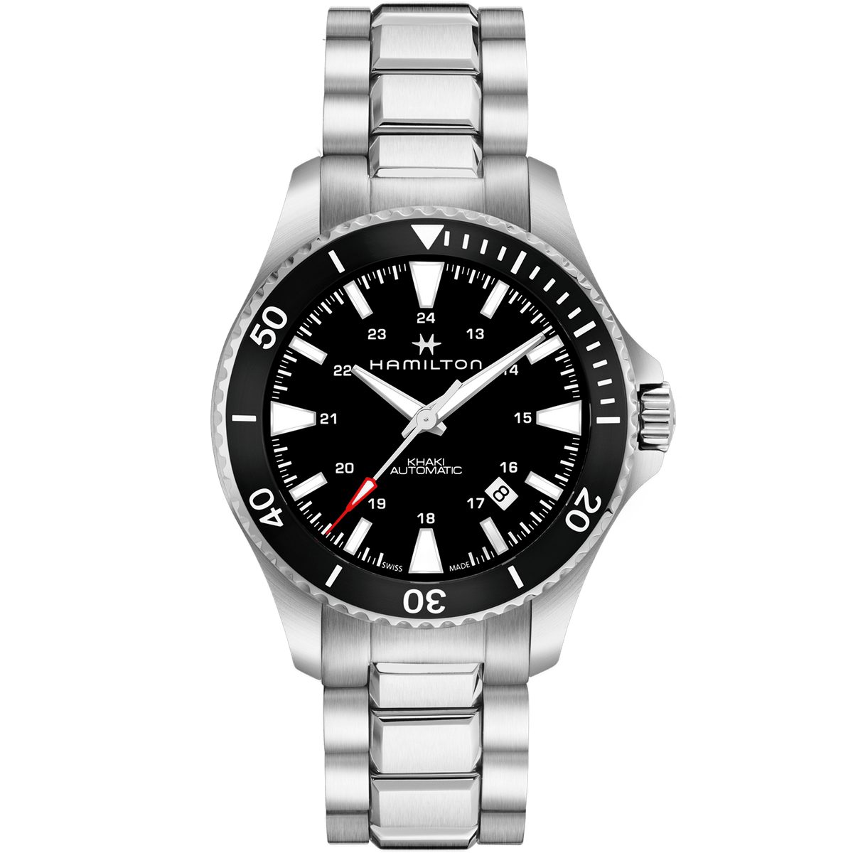 Hamilton Khaki Navy Scuba Auto 40mm Black Dial Men's Watch H82335131