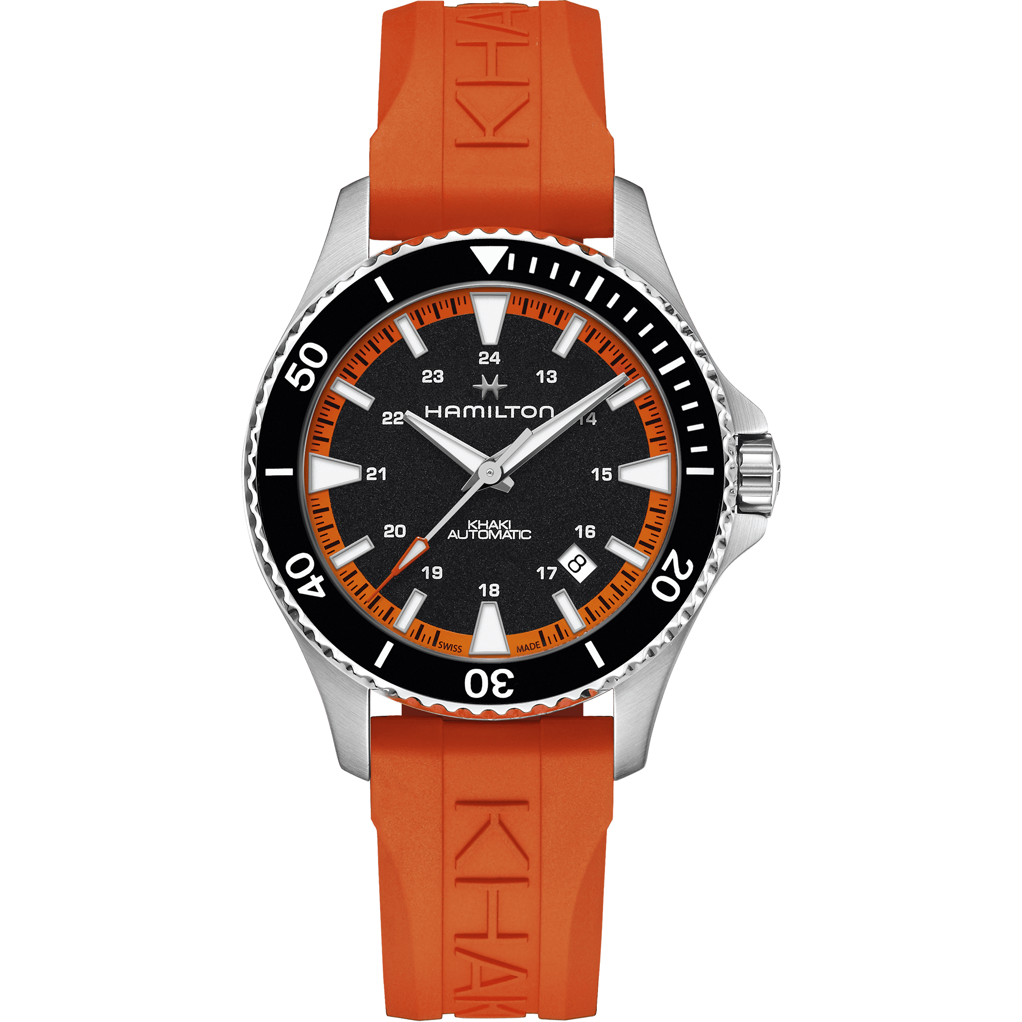 Hamilton Khaki Navy Scuba Auto 40mm Black Dial Men's Watch H82395331