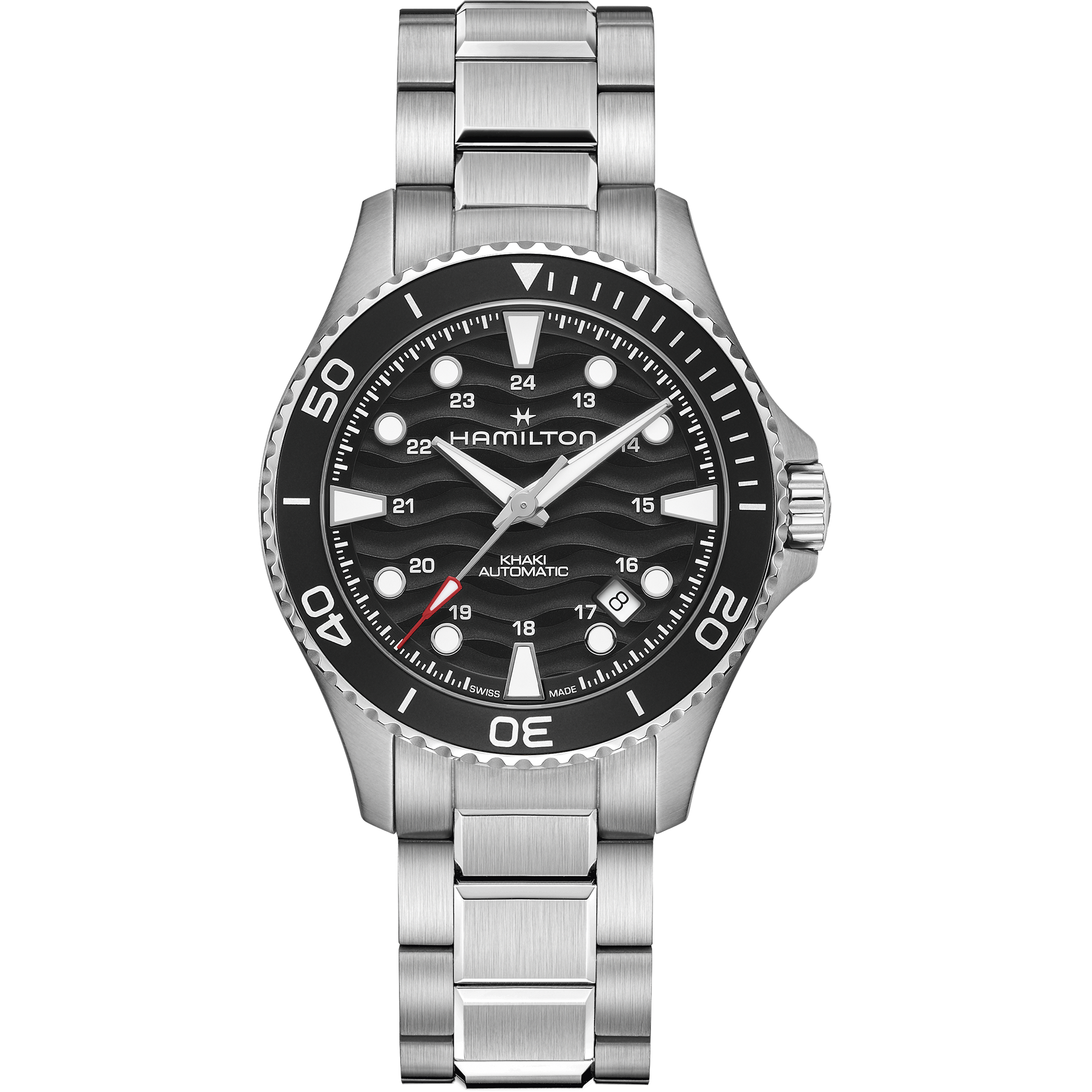 Hamilton Khaki Navy Scuba Auto 40mm Black Dial Men's Watch H82415130