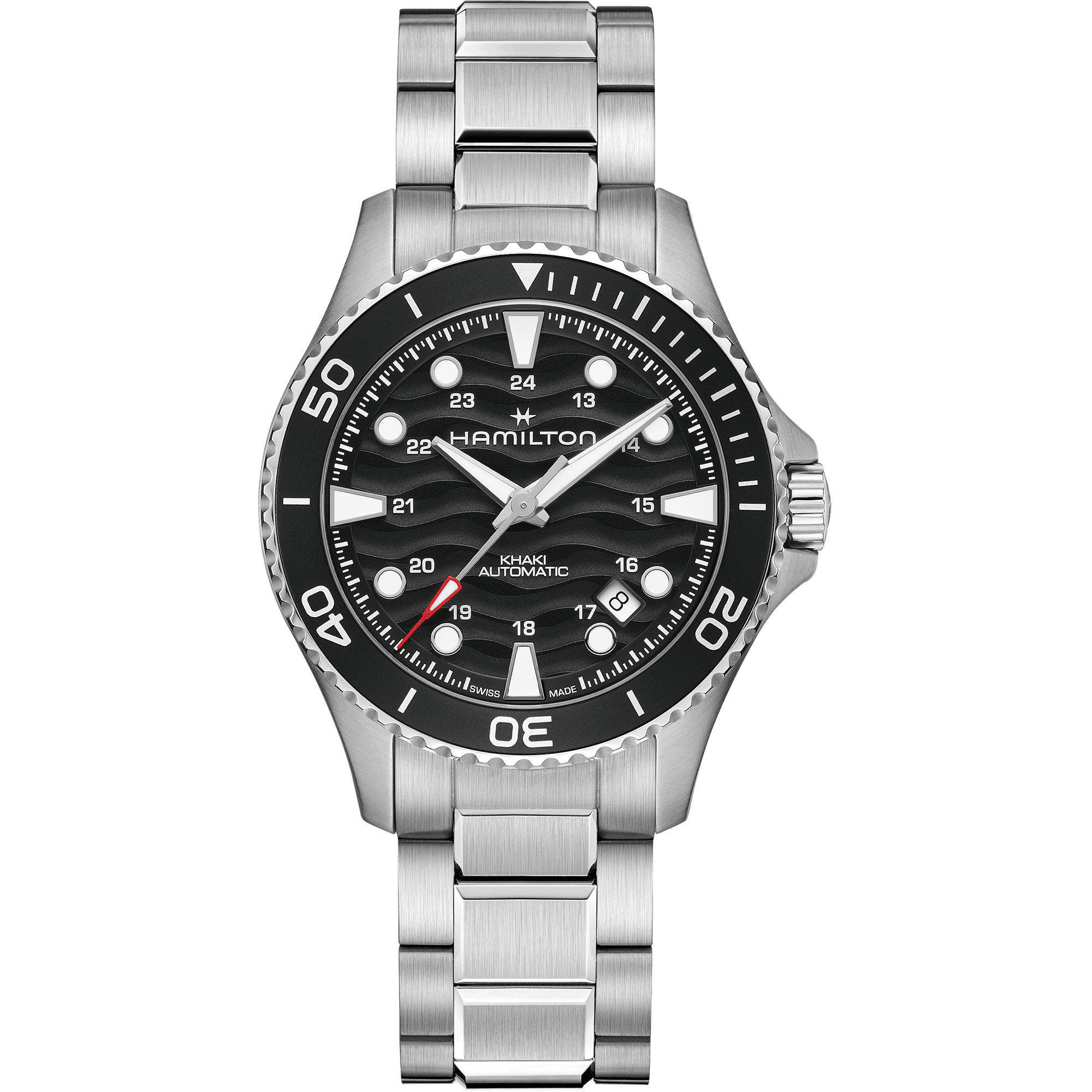 Hamilton Khaki Navy Scuba Auto 40mm Black Dial Men's Watch H82415130