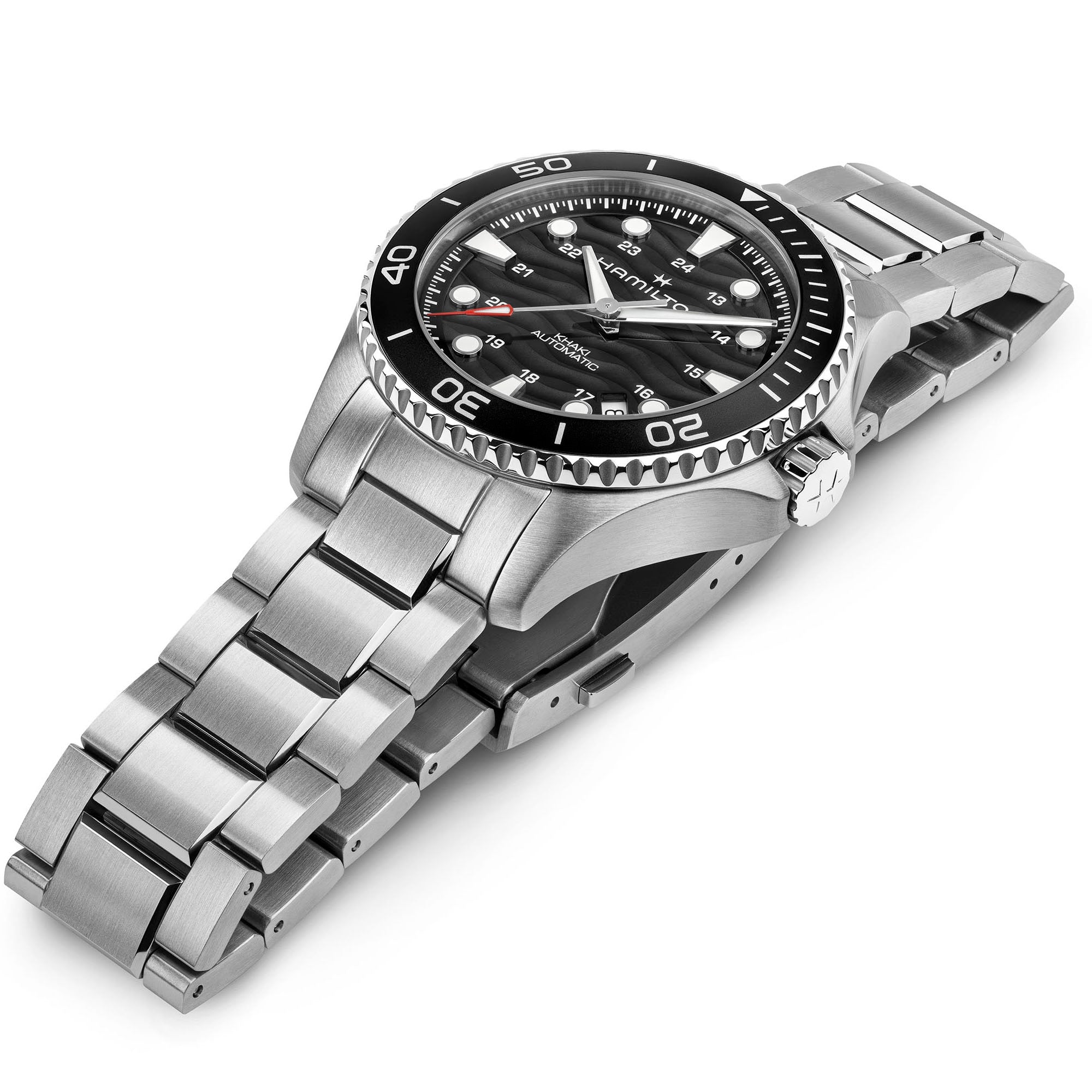 Hamilton Khaki Navy Scuba Auto 40mm Black Dial Men's Watch H82415130