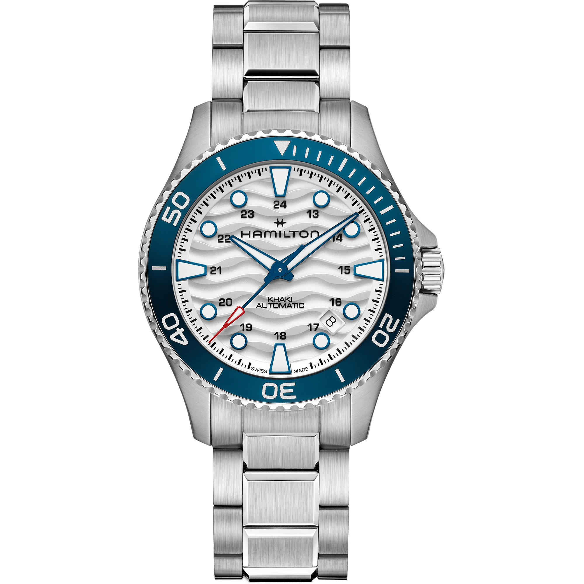 Hamilton Khaki Navy Scuba Auto 40mm White Dial Men's Watch H82425110