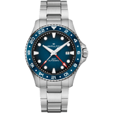 Hamilton Khaki Navy Scuba Auto GMT 43mm Blue Dial Men's Watch H82535140