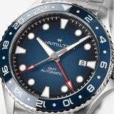Hamilton Khaki Navy Scuba Auto GMT 43mm Blue Dial Men's Watch H82535140