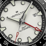 Hamilton Khaki Navy Scuba Automatic GMT 43mm Silver Dial Men's Watch H82555150