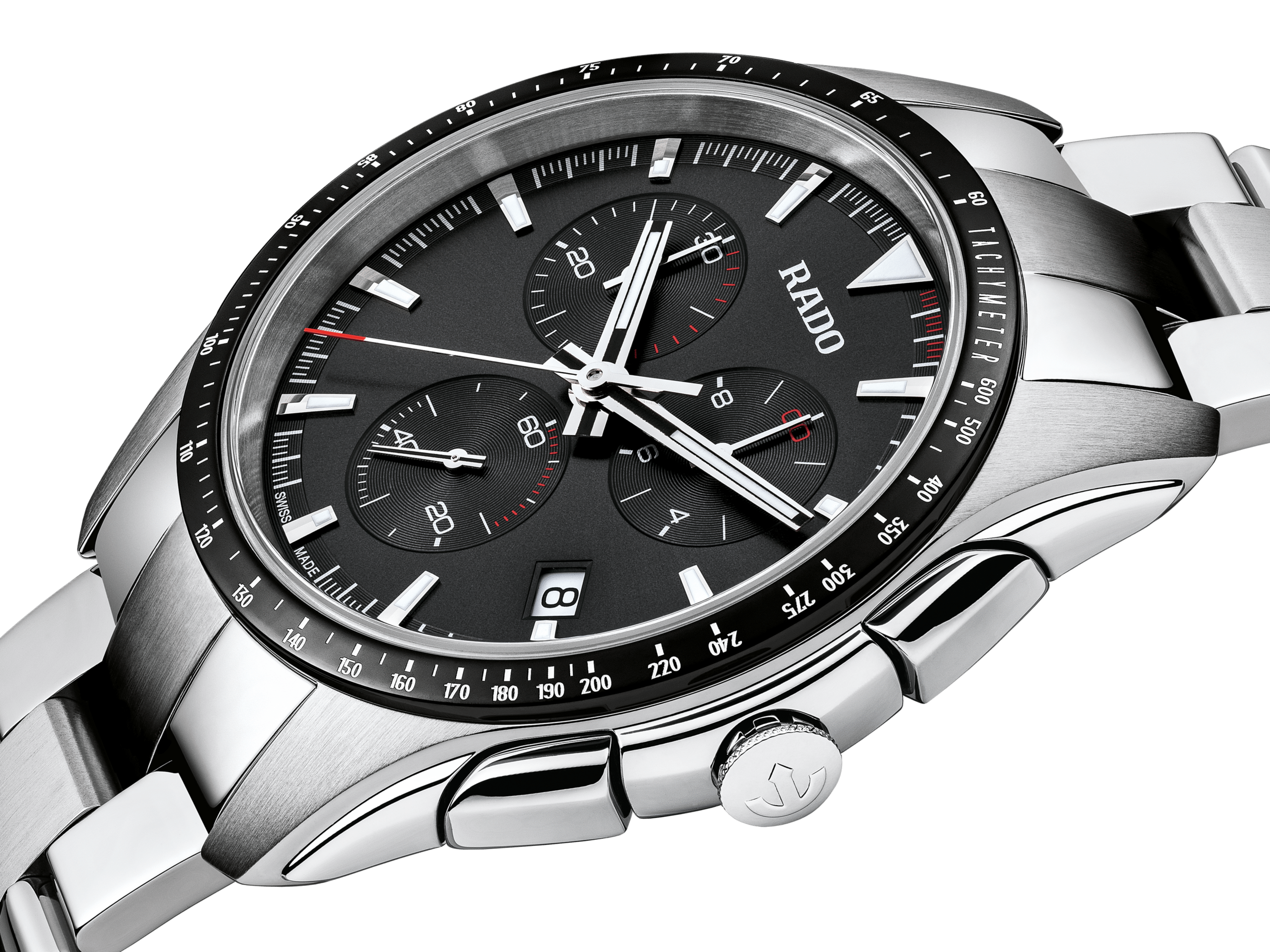 RADO HyperChrome Chronograph 44.9mm Black Dial Men's Watch R32259153