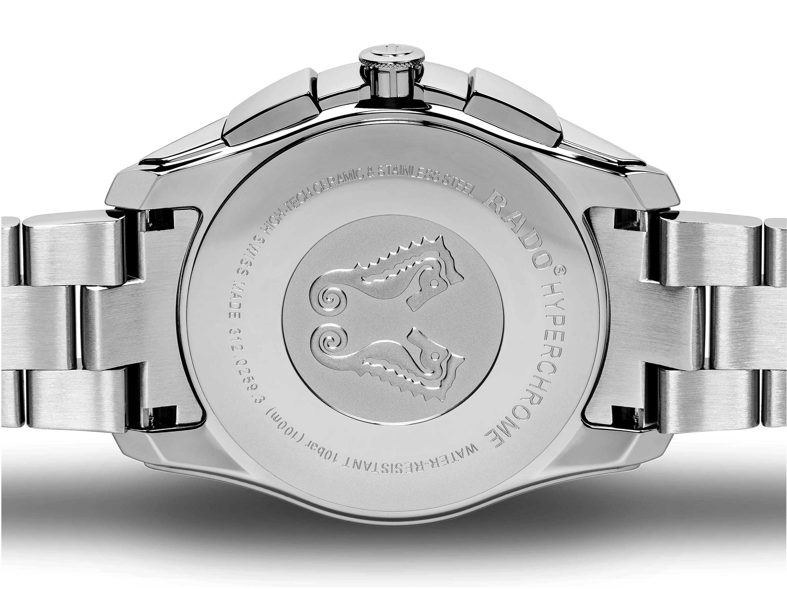 RADO HyperChrome Chronograph 44.9mm Grey Dial Men's Watch R32259163