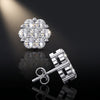 0.50 Carat Lab Grown Diamond Flower Stud Earrings