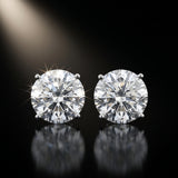 6 Carat Diamond Stud Earrings