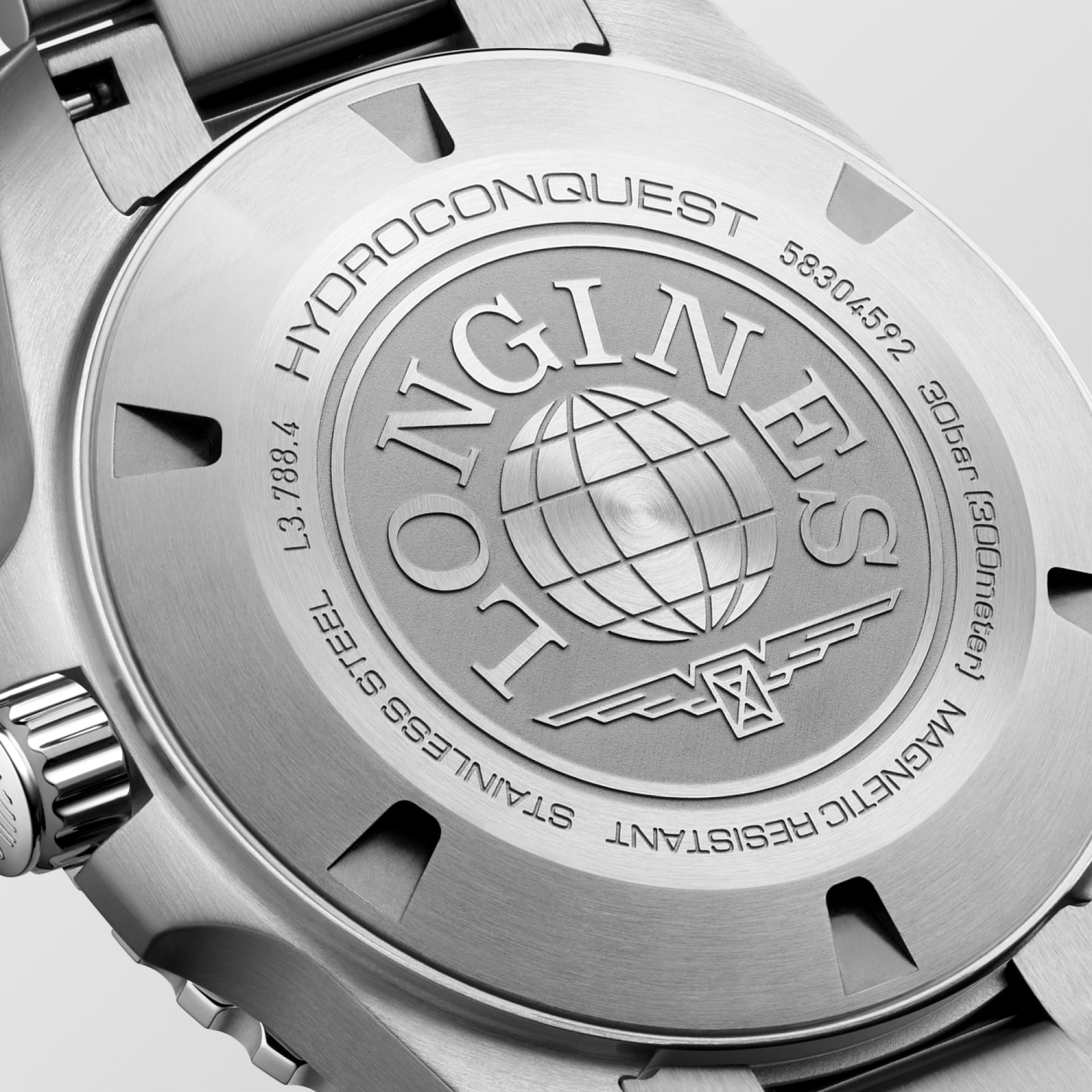 Longines HydroConquest 42mm Black Lacquered Dial Men's Watch L37884566