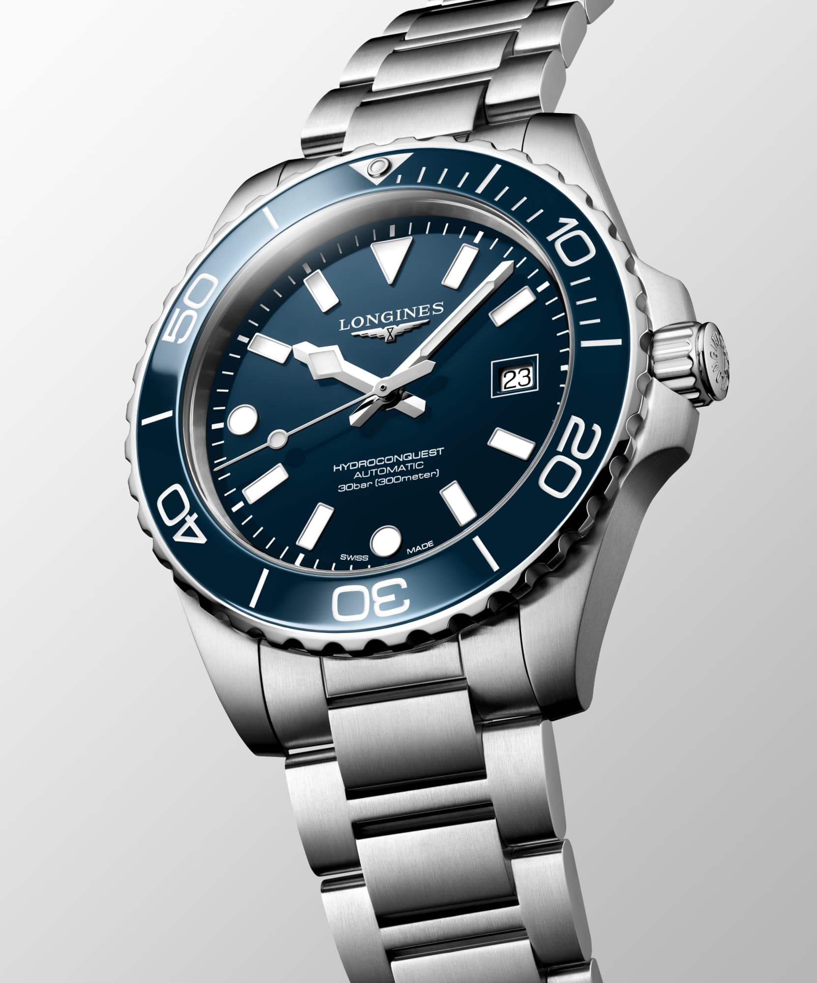 Longines Hydroconquest 42mm Blue Dial Men's Watch L37884966