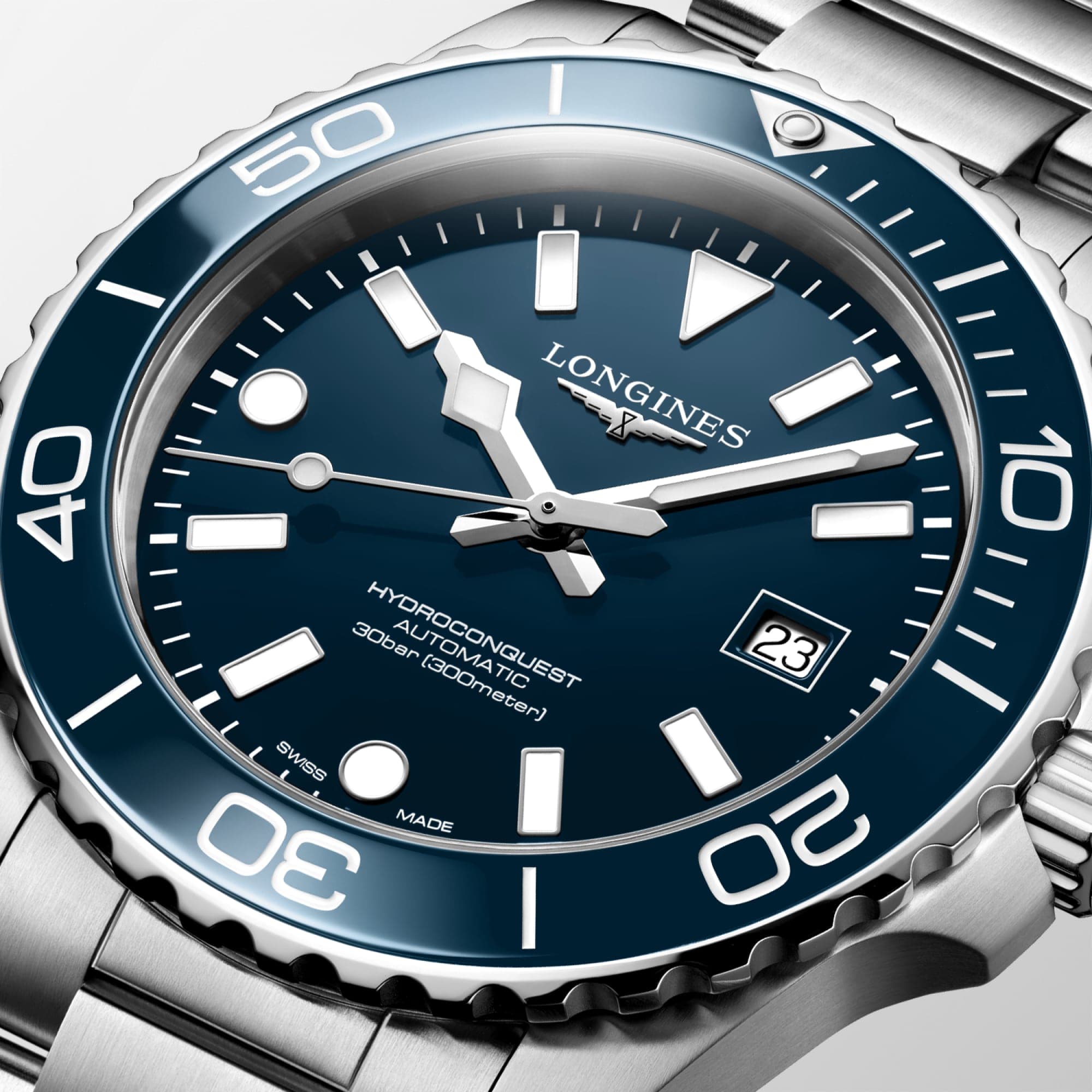 Longines Hydroconquest 42mm Blue Dial Men's Watch L37884966